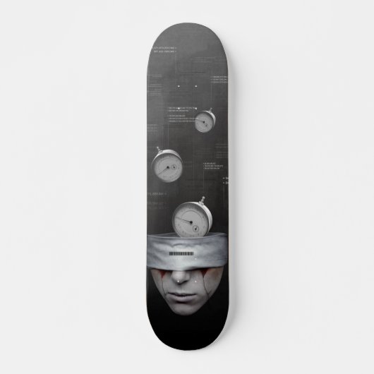 Zeit fliegt blindes Skate-Brett Skateboard (Vorne)