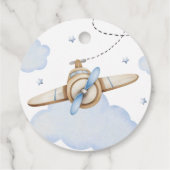 Zeit Fliegt Flugzeug Gefallen Geschenkanhänger (Rückseite)