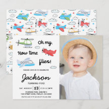 Zeit fliegt Flugzeug Hubschrauber Foto Geburtstag