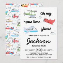 Zeit fliegt Flugzeug Hubschrauber Geburtstag jedes