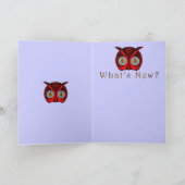 Zeit fliegt Grußkarte Karte (Innenseite)