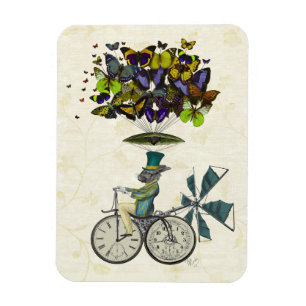 Zeit fliegt Kaninchen 3 Magnet