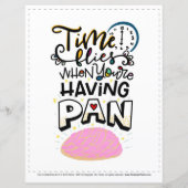 Zeit fliegt, wenn Sie Spaß haben, trimmen Sie auf (Vorderseite)