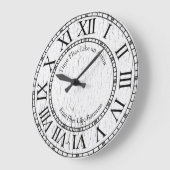 Zeit fliegt wie ein Pfeil Große Wanduhr (Winkel)