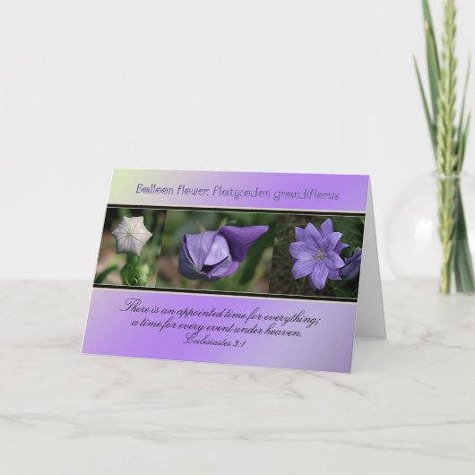 Zeit für alles karte (Vorderseite)