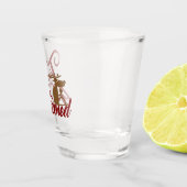 Zeit für Blitzned Trink Rentiere Schnapsglas (Rechts)