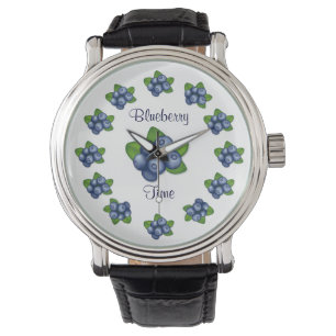 Zeit für Blueberry Armbanduhr