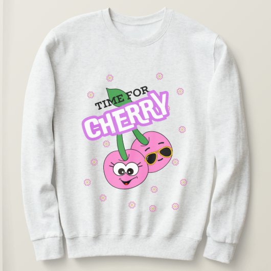 ZEIT FÜR CHERRY SWEATSHIRT (Design vorne)