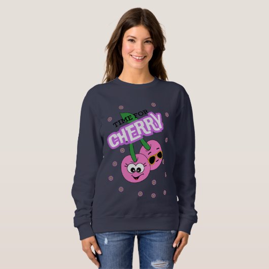 ZEIT FÜR CHERRY SWEATSHIRT (Vorne ganz)