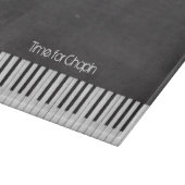 Zeit für Chopin-Klavier-Tastatur-Schneidebrett Schneidebrett (Ecke)