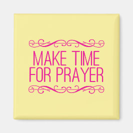 Zeit für Christliches Gebet Magnet