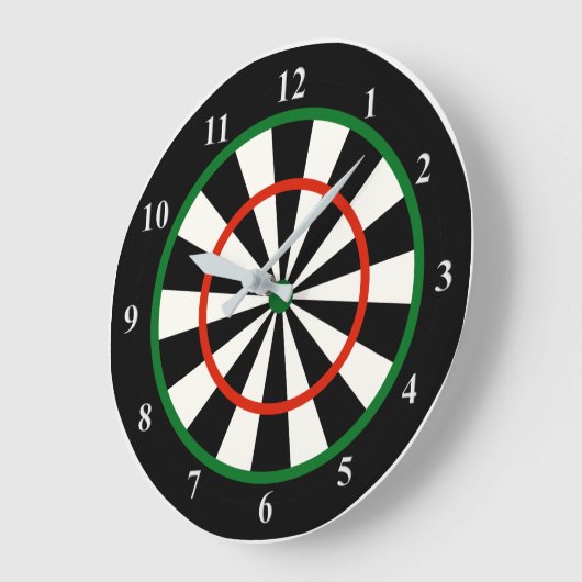 Zeit für Darts Einzigartigkeit der Wall-Uhr Große Wanduhr (Winkel)