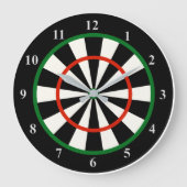 Zeit für Darts Einzigartigkeit der Wall-Uhr Große Wanduhr (Vorderseite)