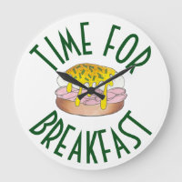 Zeit für das Frühstück Eier Benedict Küche Feinsch