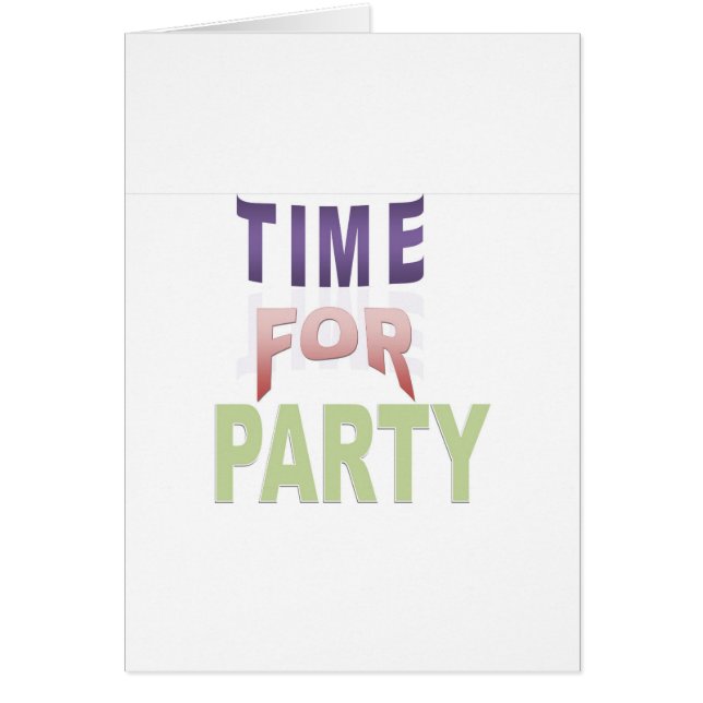Zeit für das Party (Vorne)
