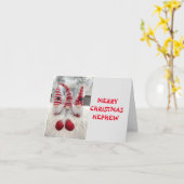 ZEIT FÜR DAS SPASS BEI CHRISTMAS NEPHEW KARTE (Gelbe Blume)