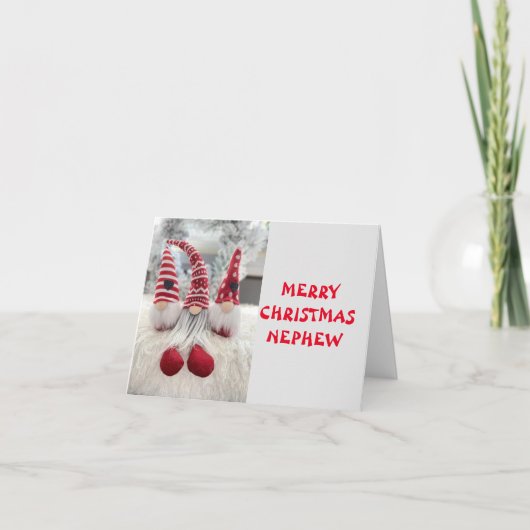 ZEIT FÜR DAS SPASS BEI CHRISTMAS NEPHEW KARTE (Vorderseite)