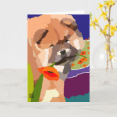 ZEIT FÜR DEN FRÜHJAHRESZEITPUNKTdeco Karte (Gelbe Blume)