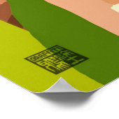 ZEIT FÜR DEN FRÜHJAHRESZEITPUNKTdeco Poster (Ecke)