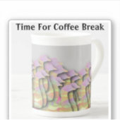 Zeit für den Kaffee Aufkleber (Vorderseite)