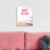 Zeit für den Strand Leinwanddruck (Insitu (Wohnzimmer))