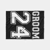 Zeit für die Brücken 2024 Groom Engagement Party M Fleecedecke (Vorderseite (Horizontal))