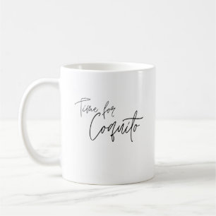 Zeit für die Coquito-Tasse Kaffeetasse