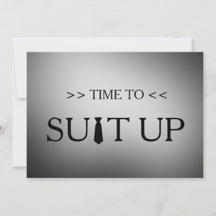 Zeit für die Einladung zu einem weißen Hintergrund