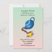 Zeit für die Einladung zum Tee (Rückseite)