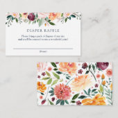 Zeit für die Einsteckkarte des Tea Diaper Begleitkarte (Vorne/Hinten)