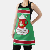Zeit für die gesamte Print-Schürze mit Hot Chocola Schürze (InSitu)
