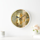 Zeit für die Höhen und Tiefen: Ein Bitcoin Große Wanduhr (Zuhause)
