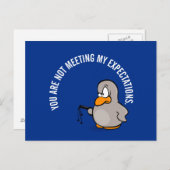 Zeit für die jährliche Überprüfung der Mitarbeiter Postkarte (Vorne/Hinten)