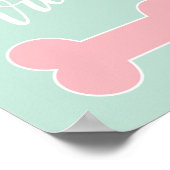 Zeit für die Leckerei Welpe Party Signieren Poster (Ecke)