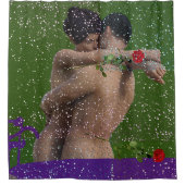 Zeit für die Liebe - Duschvorhang (Vorderseite)