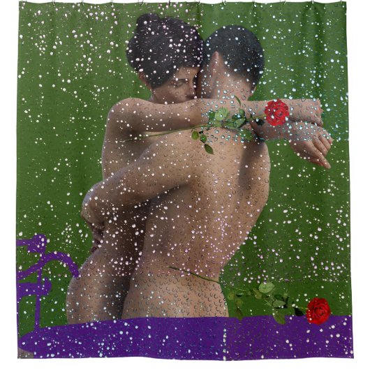 Zeit für die Liebe - Duschvorhang (Vorderseite)