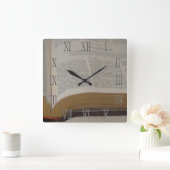 Zeit für die Psalme Quadratische Wanduhr (Zuhause)