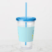 Zeit für die Reise nach Strand Acryltrinkbecher (Rechts)