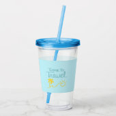 Zeit für die Reise nach Strand Acryltrinkbecher (Rückseite)