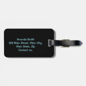 Zeit für die Reise nach Strand Gepäckanhänger (Rückseite horizontal)