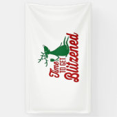 Zeit für die Weihnachtsfeier Banner (Vertikal)