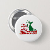 Zeit für die Weihnachtsfeier Button (Vorne & Hinten)