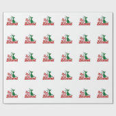 Zeit für die Weihnachtsfeier Geschenkpapier (Flach)