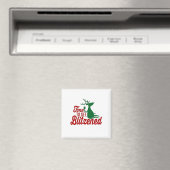 Zeit für die Weihnachtsfeier Magnet (In Situ (Geschirrspüler))