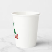 Zeit für die Weihnachtsfeier Pappbecher (Links)