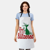 Zeit für die Weihnachtsfeier Schürze (Getragen)