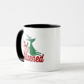 Zeit für die Weihnachtsfeier Tasse (Vorderseite Links)