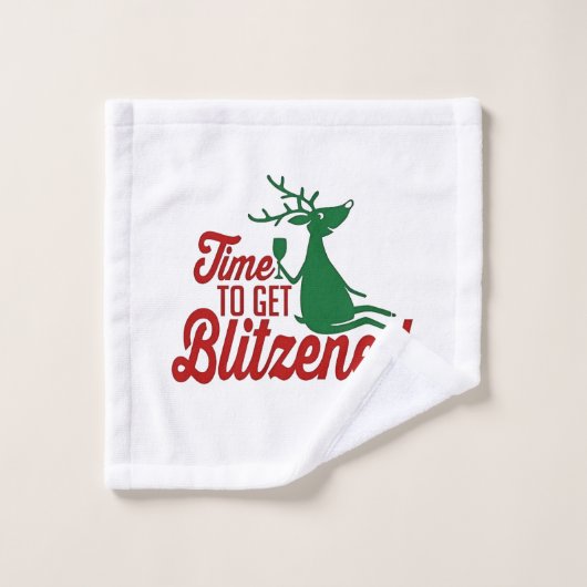 Zeit für die Weihnachtsfeier Waschlappen (Waschlappen)
