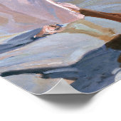 Zeit für ein Bathe, Valencia | Joaquín Sorolla Poster (Ecke)