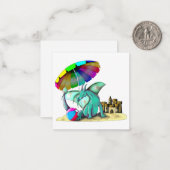 Zeit für ein Beach Party!! Mitteilungskarte (Vorderseite/Rückseite Beispiel)